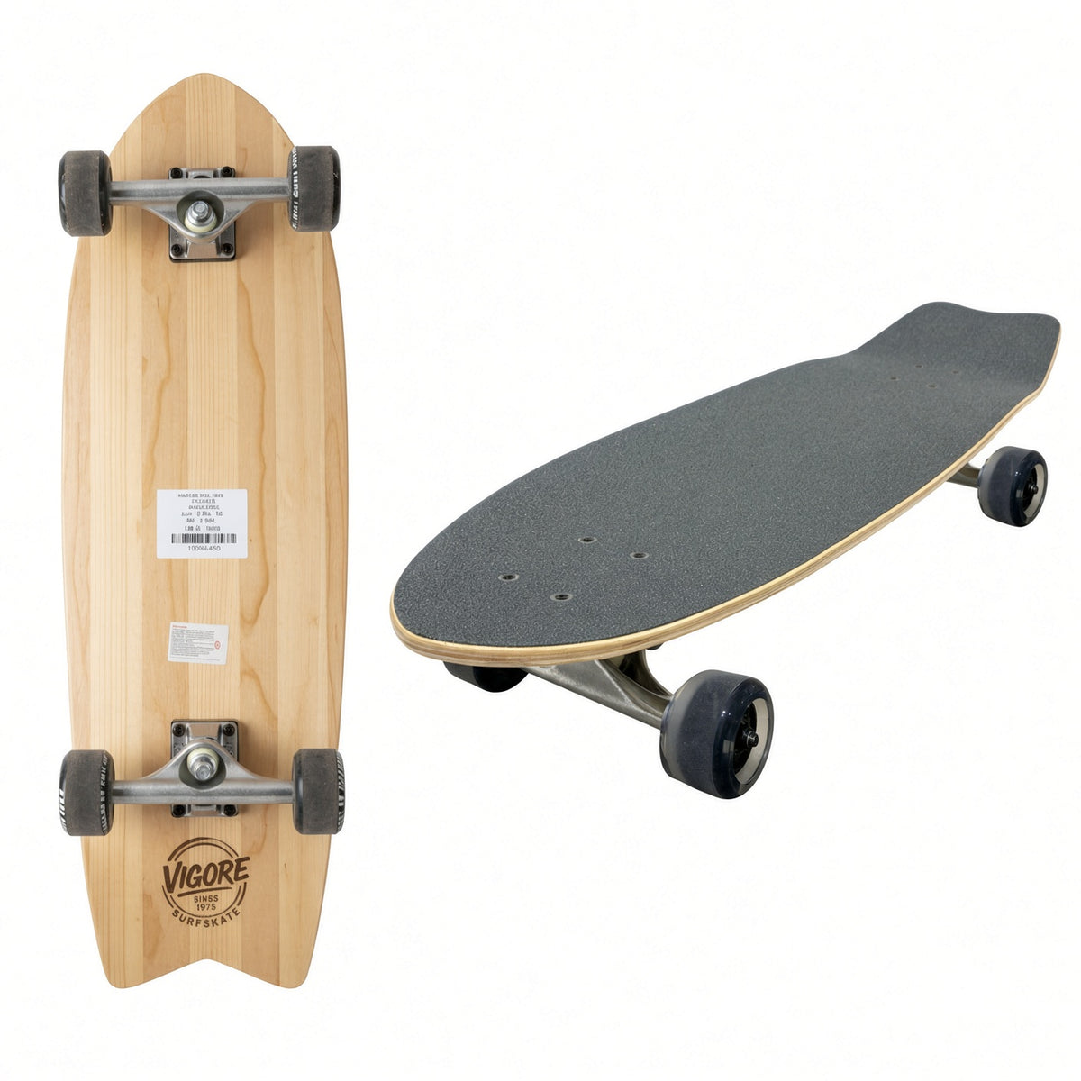 Surf skate Vigore con luces 80 x 24 cm