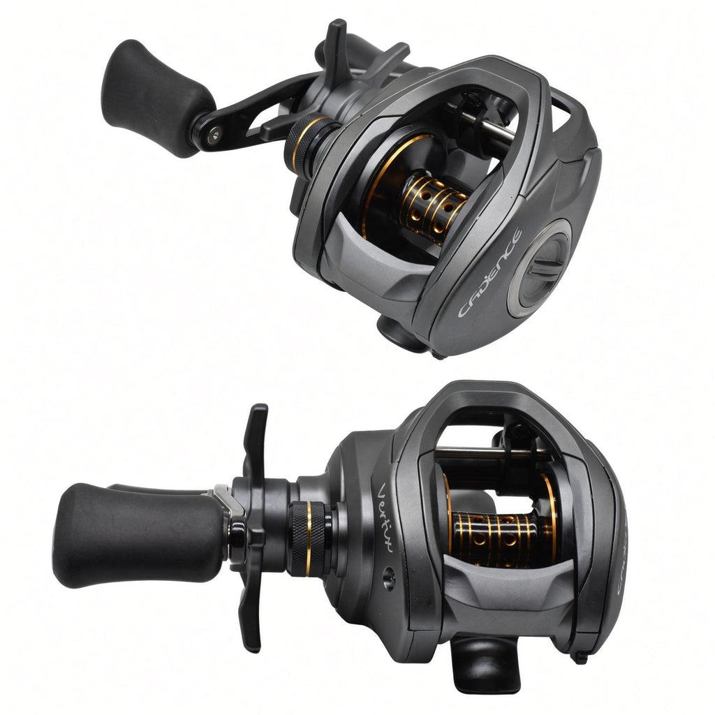 Reel de pesca zurdo 6.6:1 Cadence