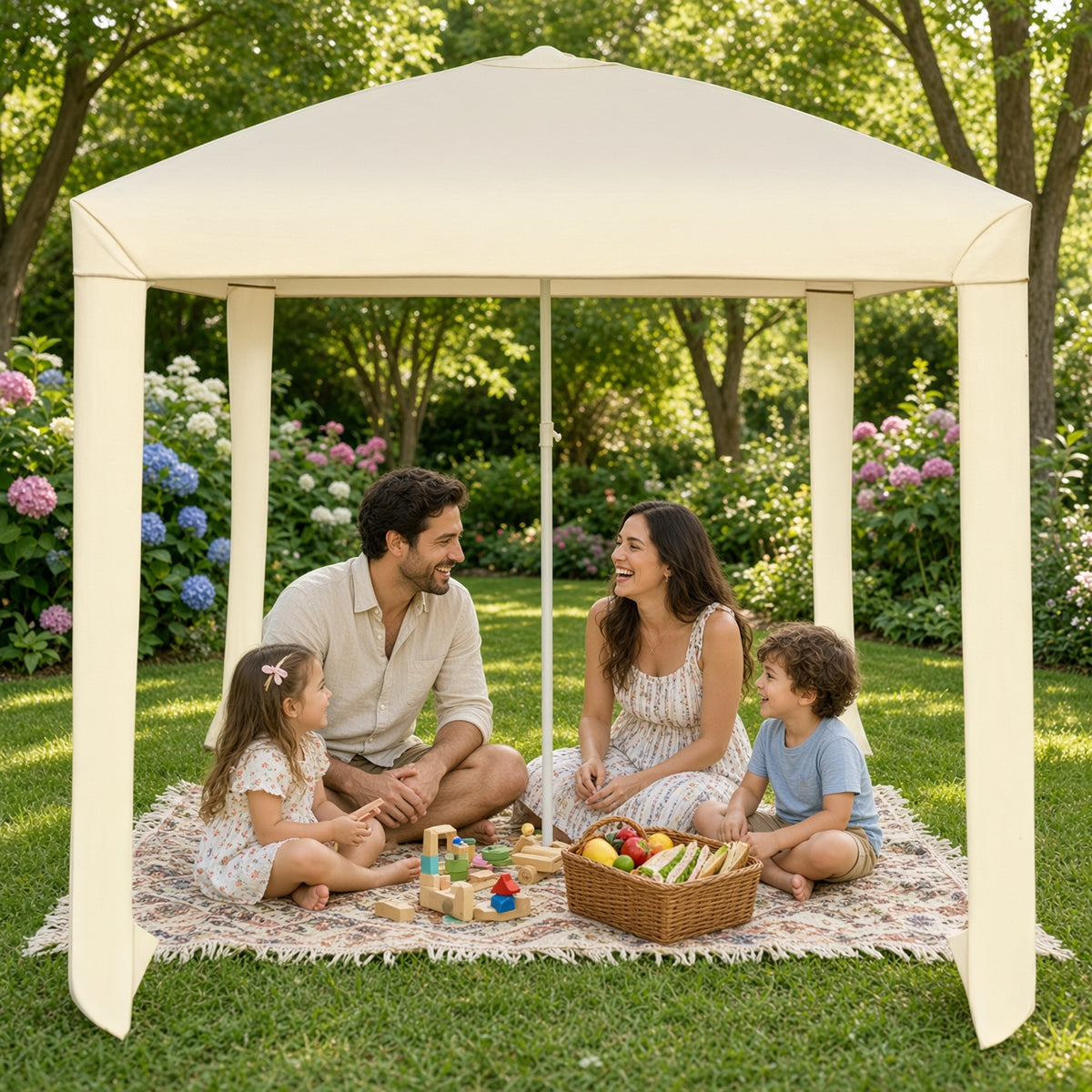 Gazebo sombrilla plegable 185cm