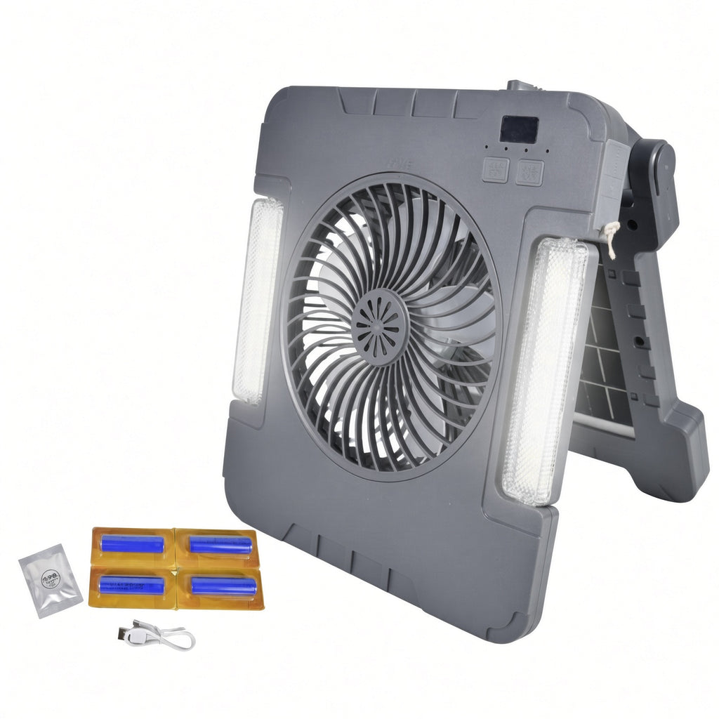 Ventilador lámpara solar