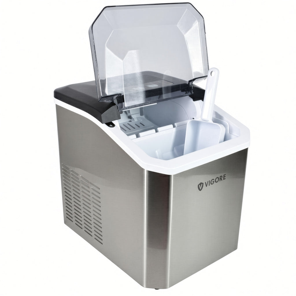 Maquina hielera electrica Vigore gris