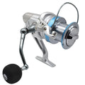 Reel de pesca giratorio 4.9:1 AQ11000 plateado