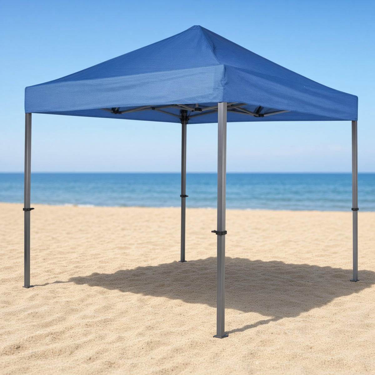 Gazebo plegable estructural reforzado 3 x 6 mts azul