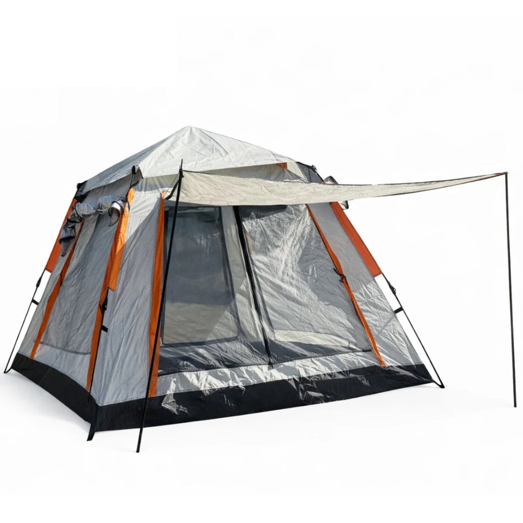 Carpa Vigore autoarmable con toldo 6 personas 240 x 240 x 160 cm gris