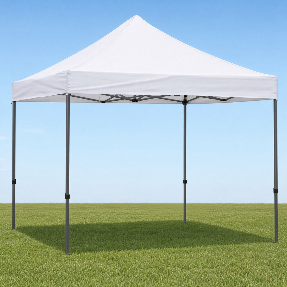 Gazebo plegable estructural reforzado 3 x 6 mts blanco