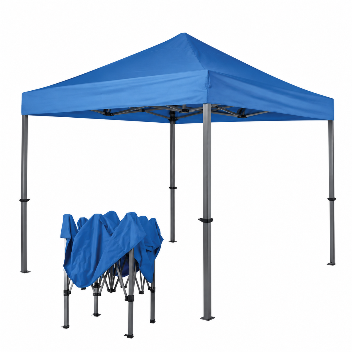 Gazebo plegable estructural reforzado 3x3mts azul