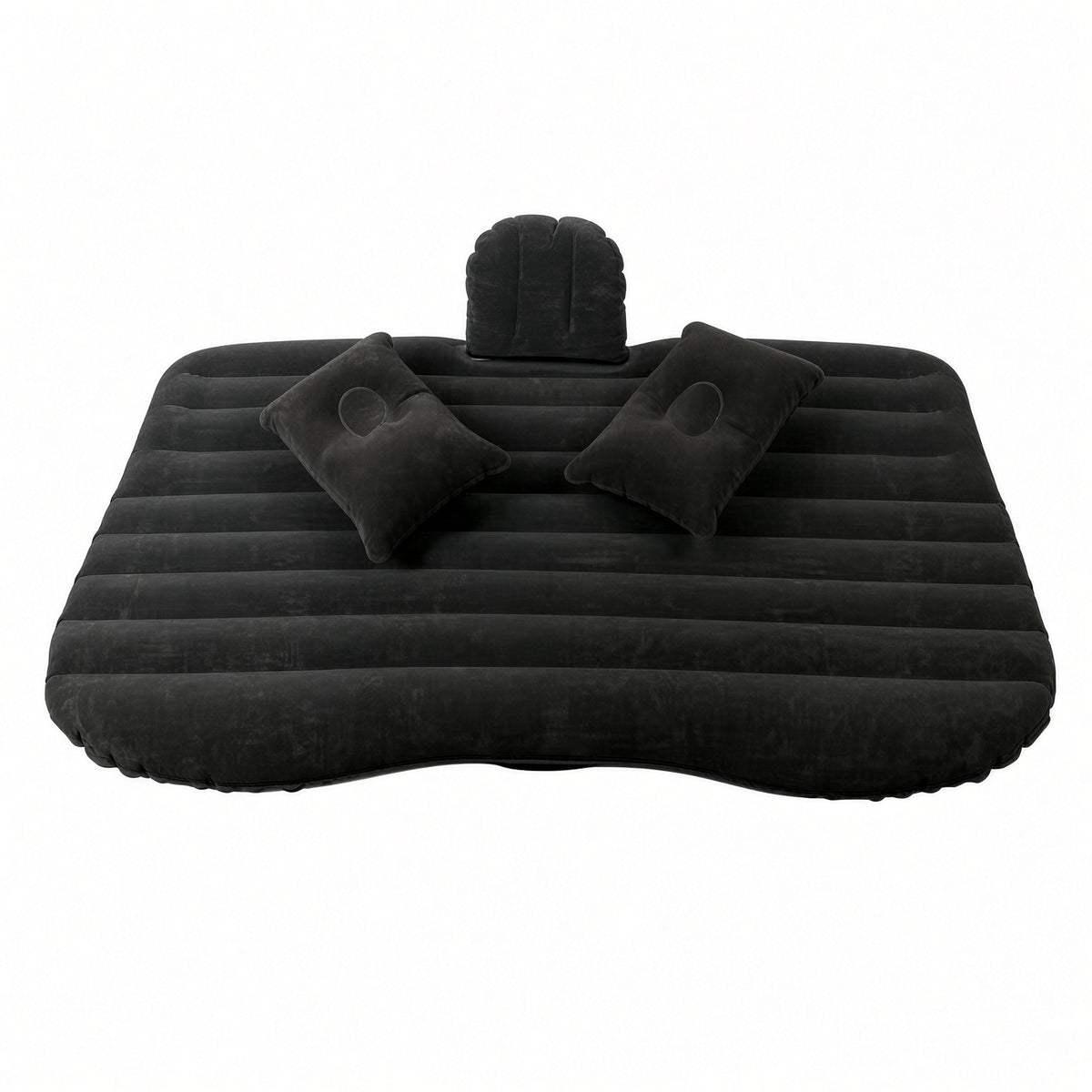 Colchón inflable gris para auto 130x84x35 cm