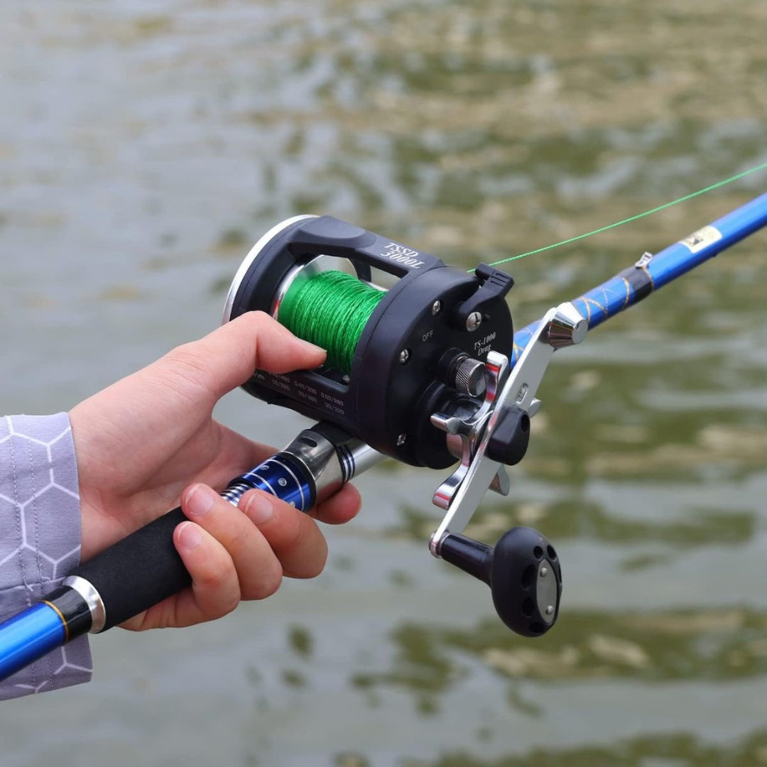 Reel de pesca giratorio TSSD 4000L negro
