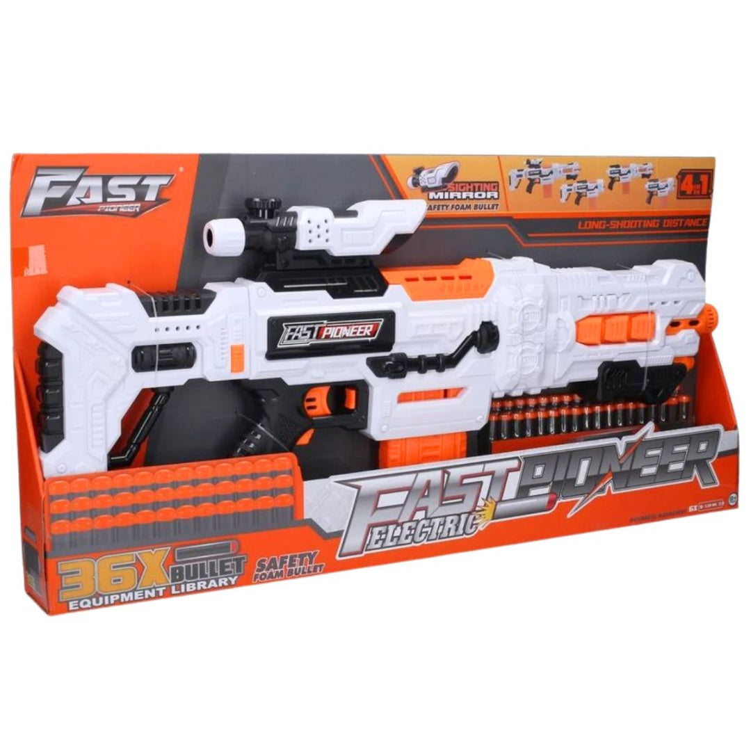 Rifle automatico con lanzadores de espuma 68x30cm.