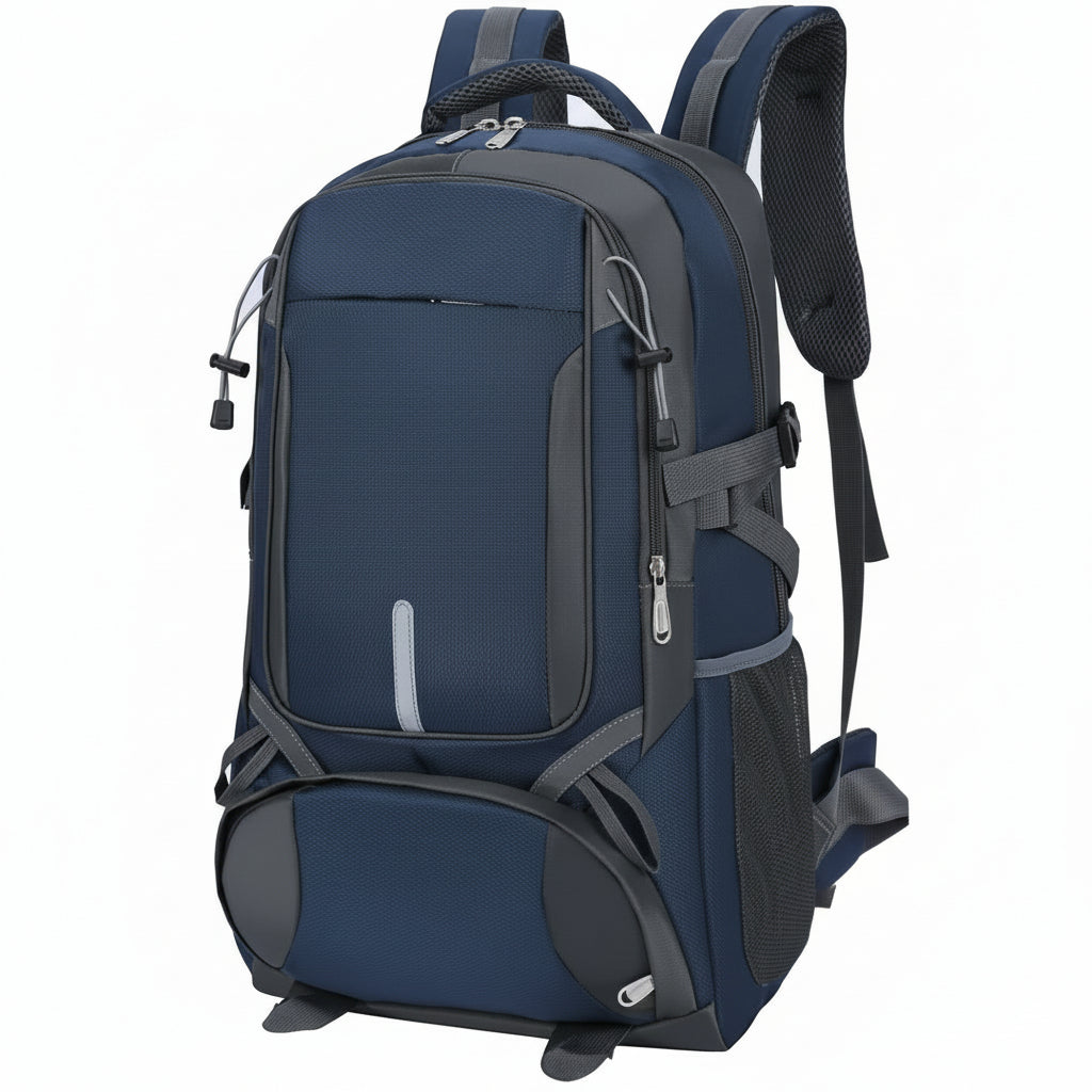 Mochila camping 85L 50x30x16cm. Azul