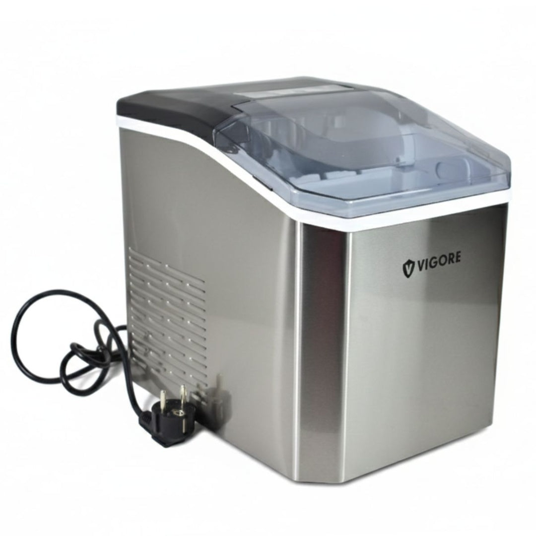 Maquina hielera electrica Vigore. Gris