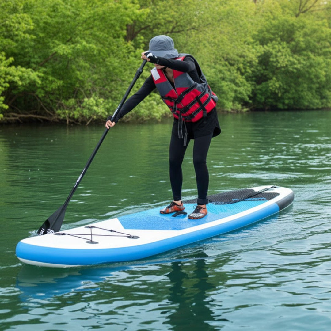 Tabla de Stand Up Paddle inflable con kit completo 3.2mts. Azul
