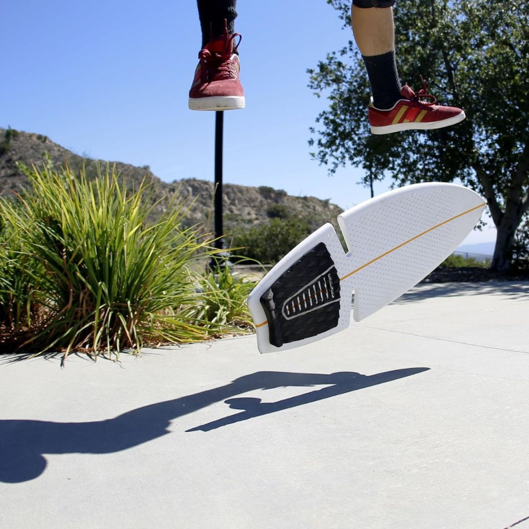 Skate de dos ruedas waveboard 27x81cm. Blanco