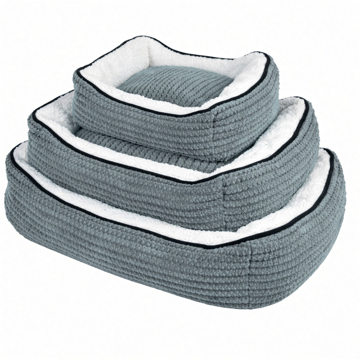 Camas para mascotas x3 unidades gris