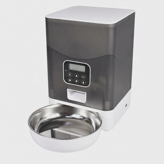 Comedero automático para mascotas 3L en funcionamiento