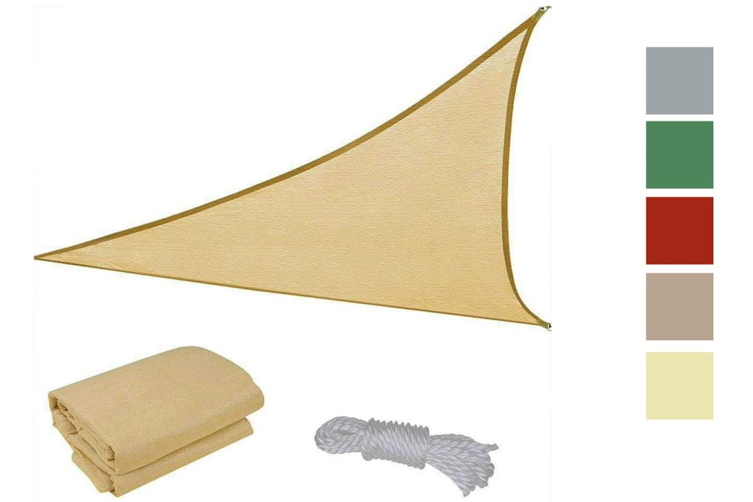 Lona triangular impermeable de 4 metros