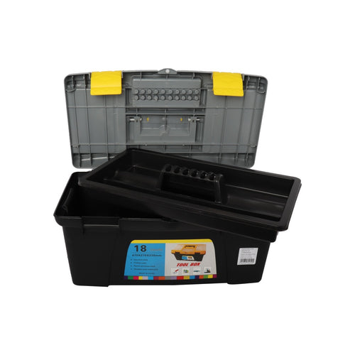 Caja de herramientas plástica de 18 pulgadas