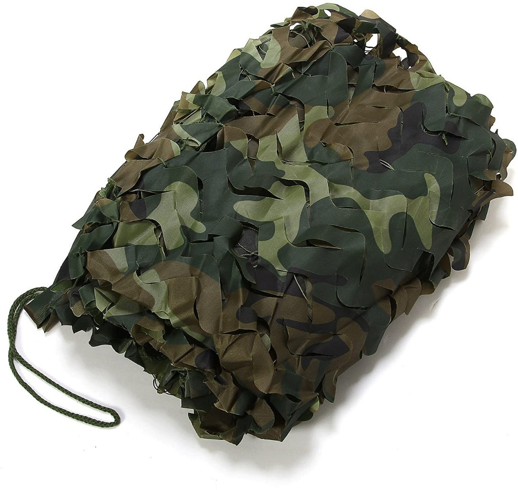Toldo malla sombra de tela oxford verde camuflado de 3 x 3 metros