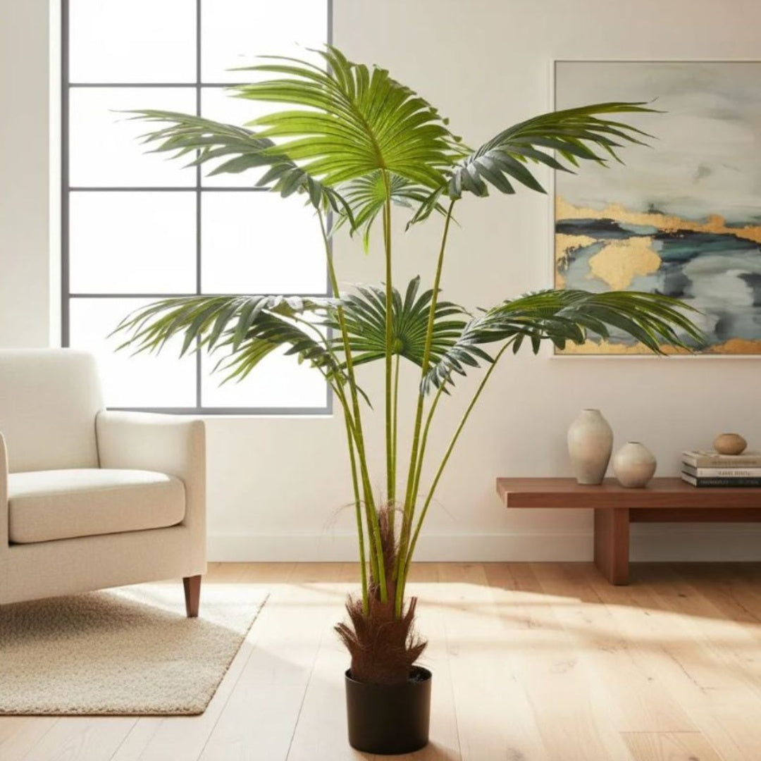 Planta artificial palmera decorativa de 1.40 metros