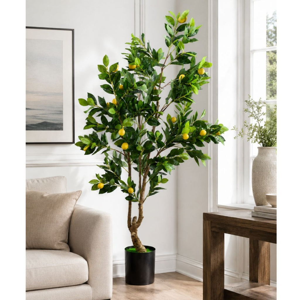 Planta artificial limonero decorativo de 1.6 metros