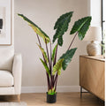 Planta artificial Alocasia decorativa de 1.6 metros