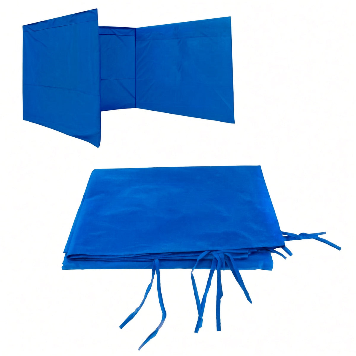 Pared para gazebos 1.90 x 9 mts azul
