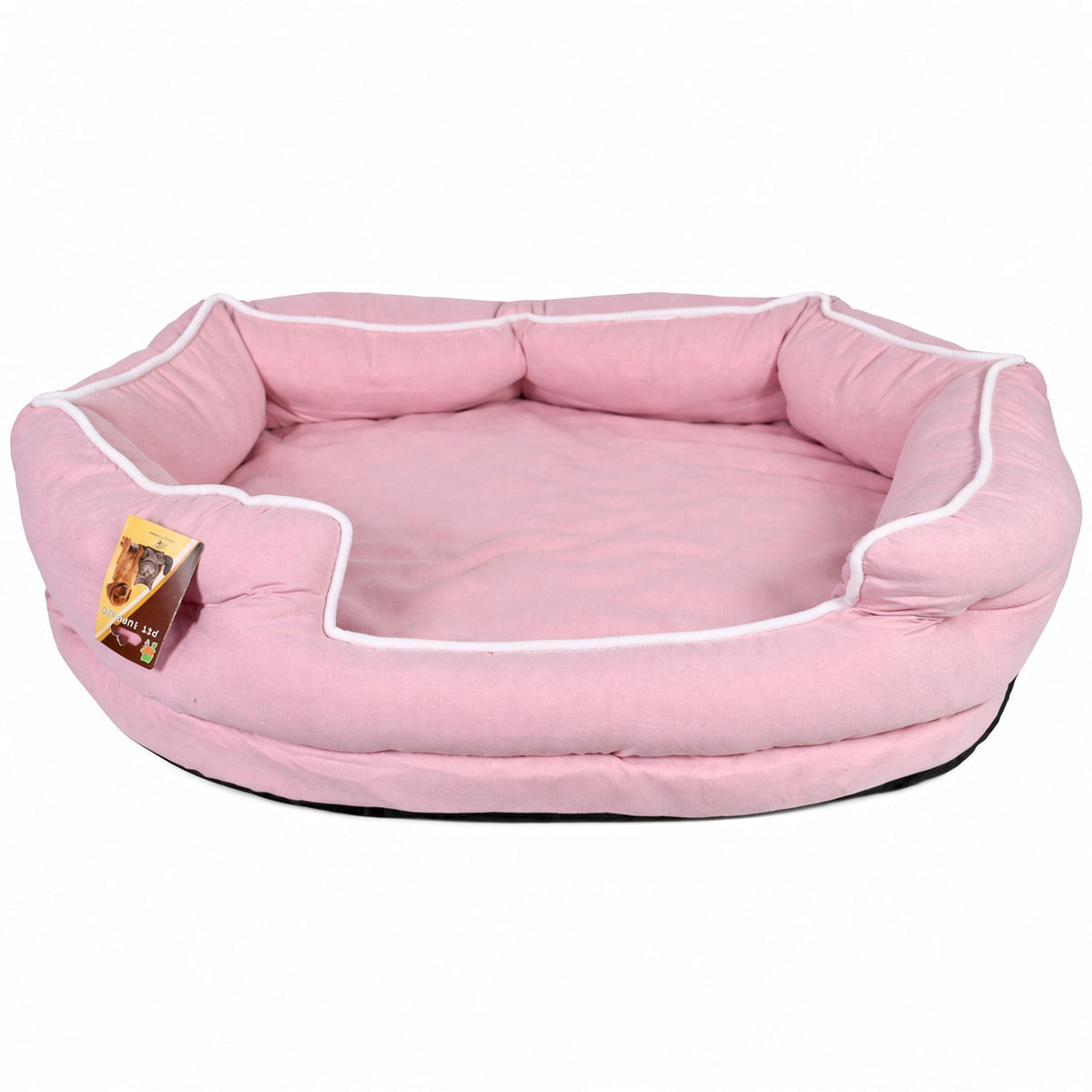 Cama para mascotas rosada 70x60x20cm