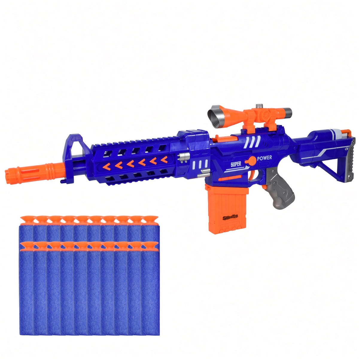 Rifle automático con lanzadores de espuma 80x25cm