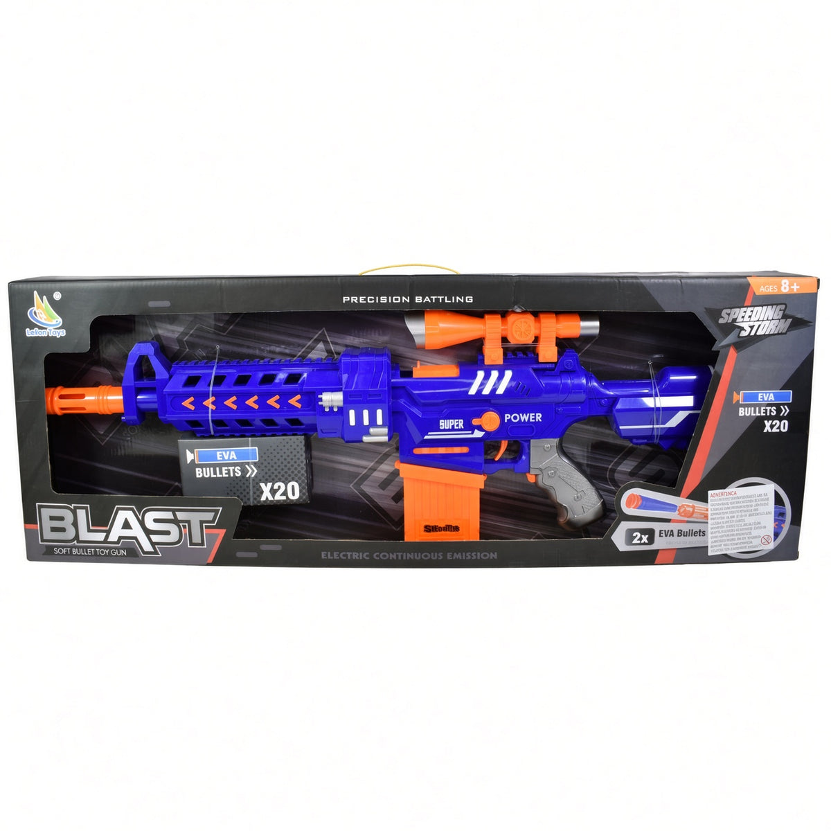 Rifle automático con lanzadores de espuma 80x25cm